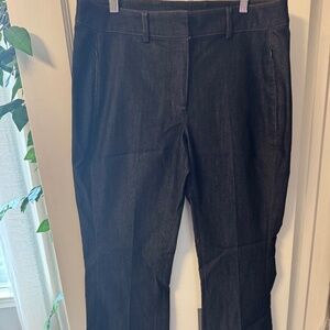 Ellie Tahari Dark Wash Boot Leg Trouser Jean Size 8